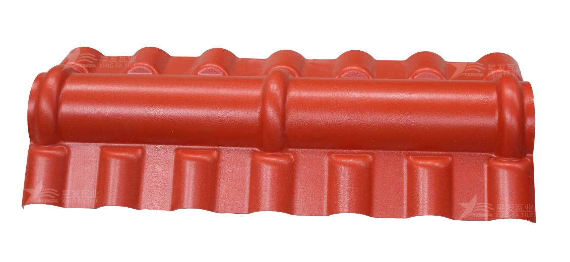 關(guān)于合成樹脂瓦正脊瓦寬度、規(guī)格、形狀的介紹。