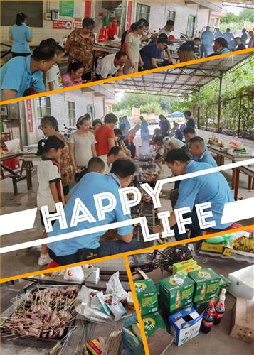 星發(fā)樹脂瓦廠家，組織一次全體員工集體活動。星發(fā)精神，服務社群。